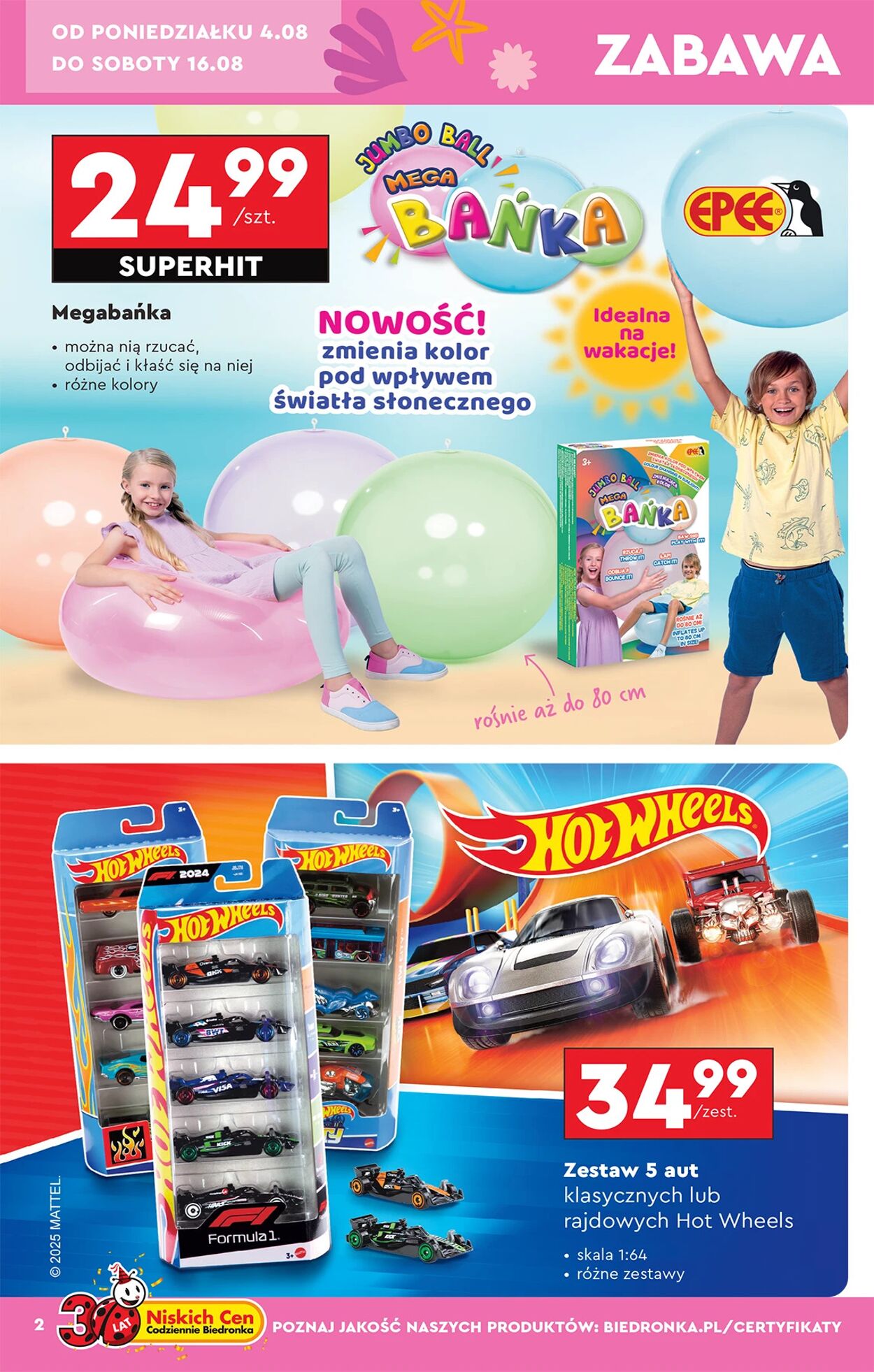 Gazetka Biedronka 04.08.2025 - 11.08.2025