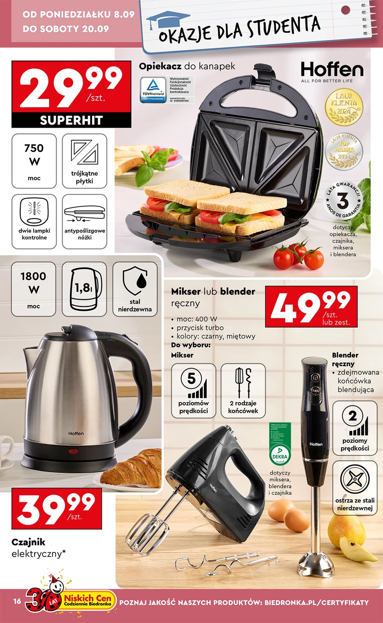 Gazetka Biedronka 08.09.2025 - 15.09.2025