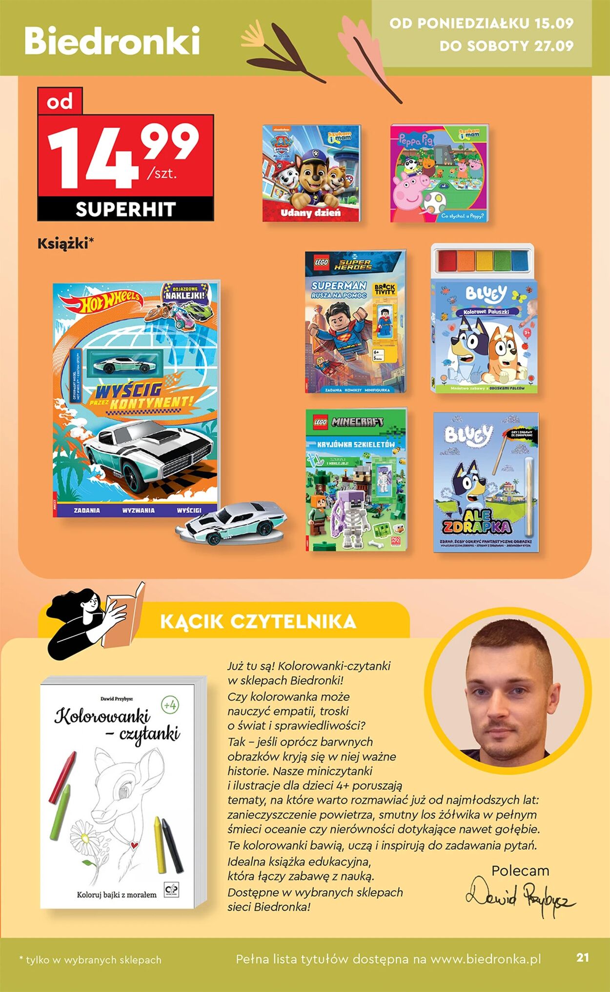 Gazetka Biedronka 15.09.2025 - 22.09.2025