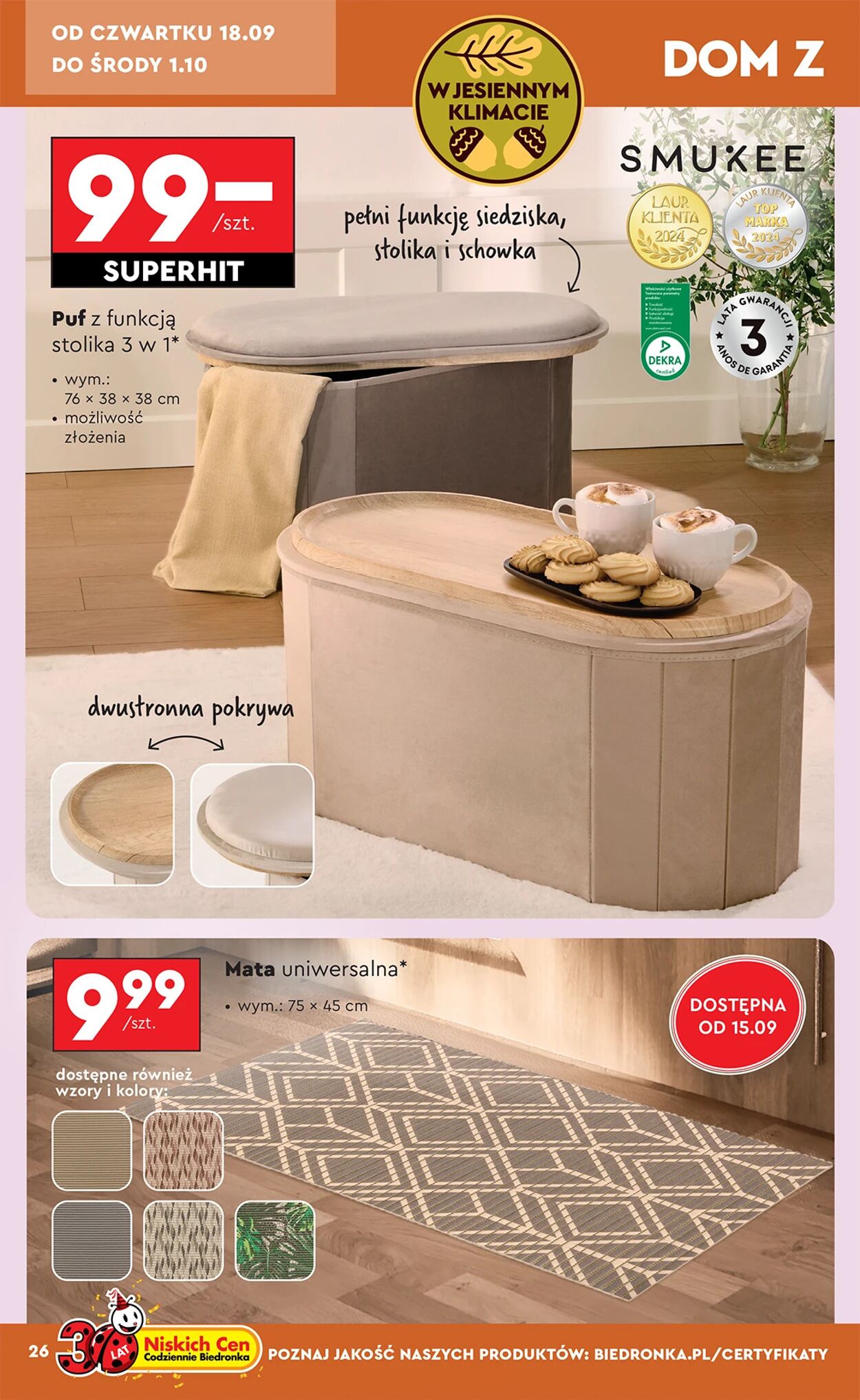 Gazetka Biedronka 15.09.2025 - 22.09.2025