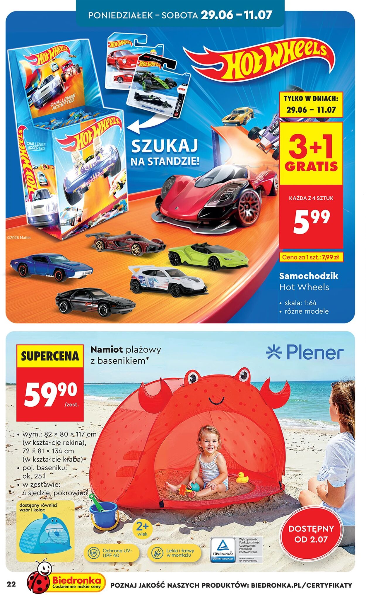 Gazetka Biedronka 27.06.2026 - 04.07.2026