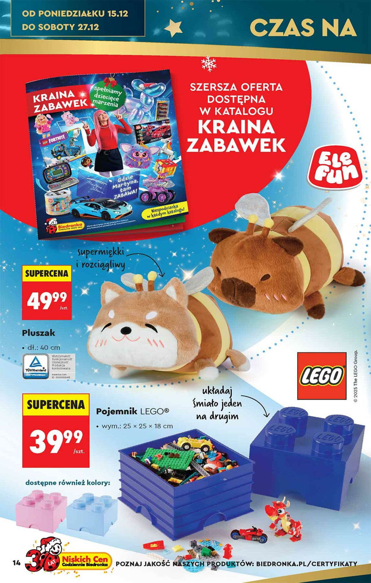 Gazetka Biedronka 13.12.2025 - 20.12.2025