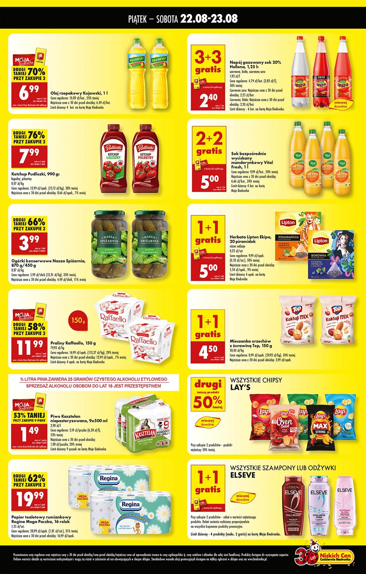 Gazetka Biedronka 22.08.2025 - 23.08.2025