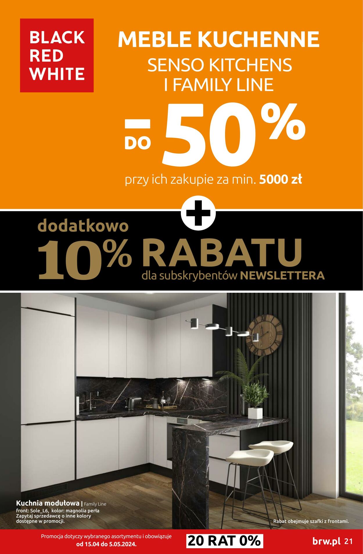 Gazetka Black Red White 15.04.2024 - 05.05.2024