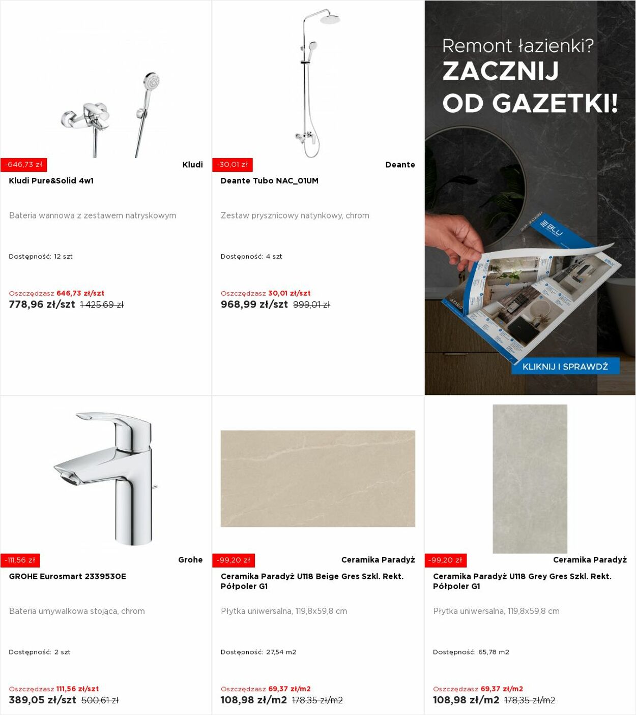 Gazetka Blu Salony Łazienek 14.07.2025 - 20.07.2025