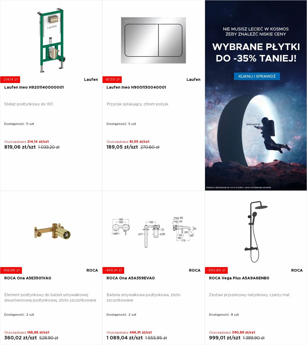 Gazetka Blu Salony Łazienek 28.07.2025 - 03.08.2025