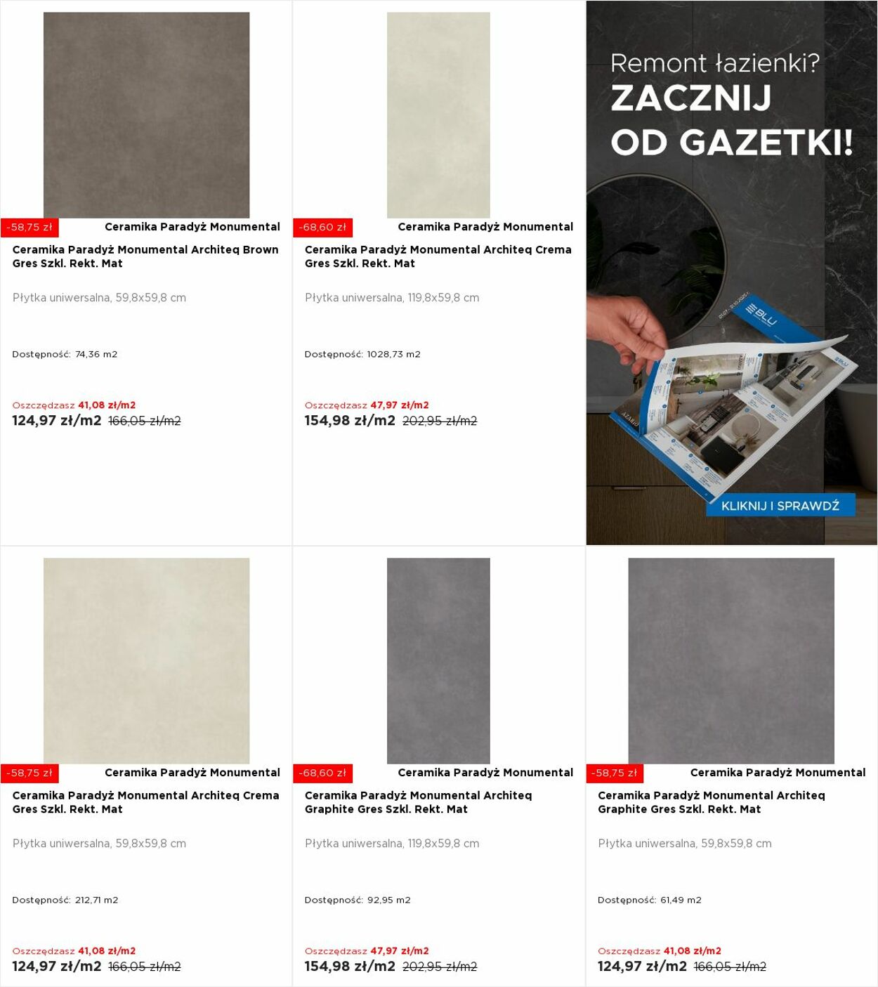 Gazetka Blu Salony Łazienek 28.07.2025 - 03.08.2025