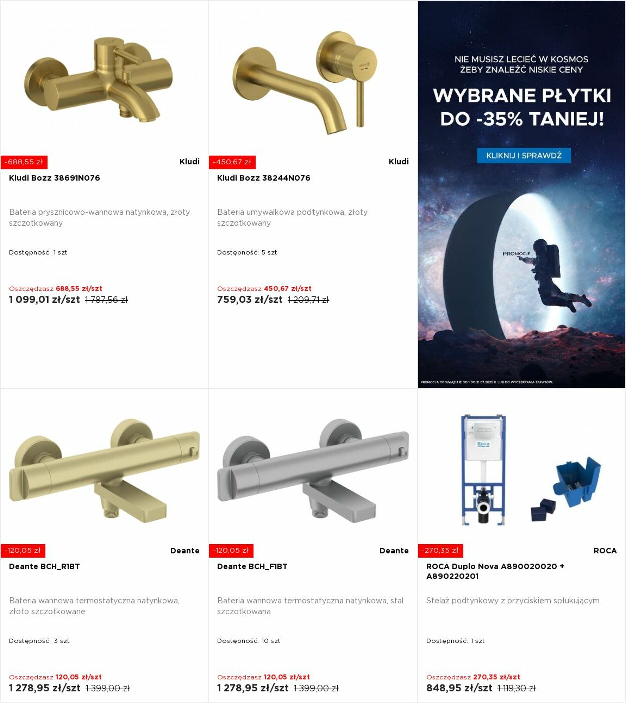 Gazetka Blu Salony Łazienek 28.07.2025 - 03.08.2025