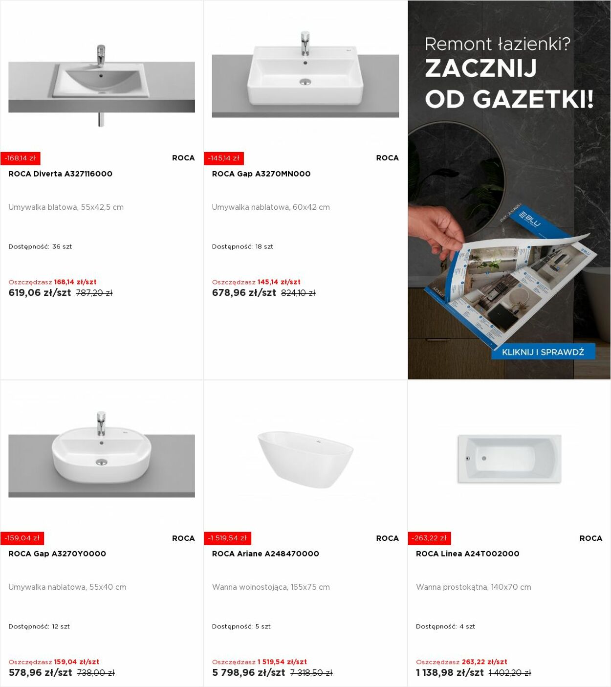 Gazetka Blu Salony Łazienek 28.07.2025 - 03.08.2025