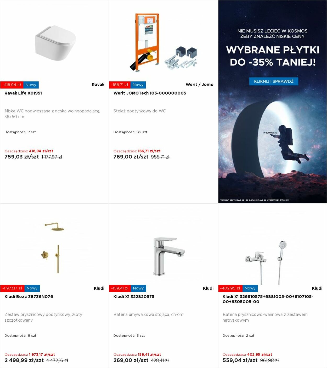 Gazetka Blu Salony Łazienek 28.07.2025 - 03.08.2025