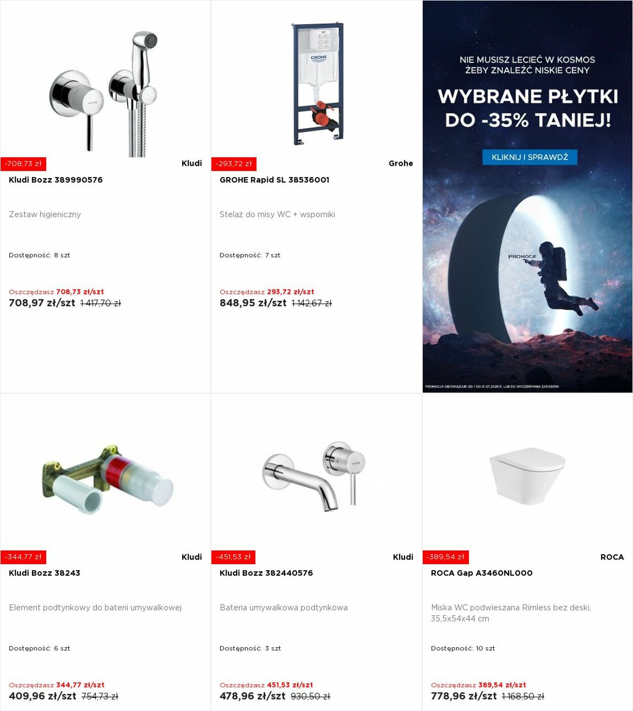 Gazetka Blu Salony Łazienek 28.07.2025 - 03.08.2025