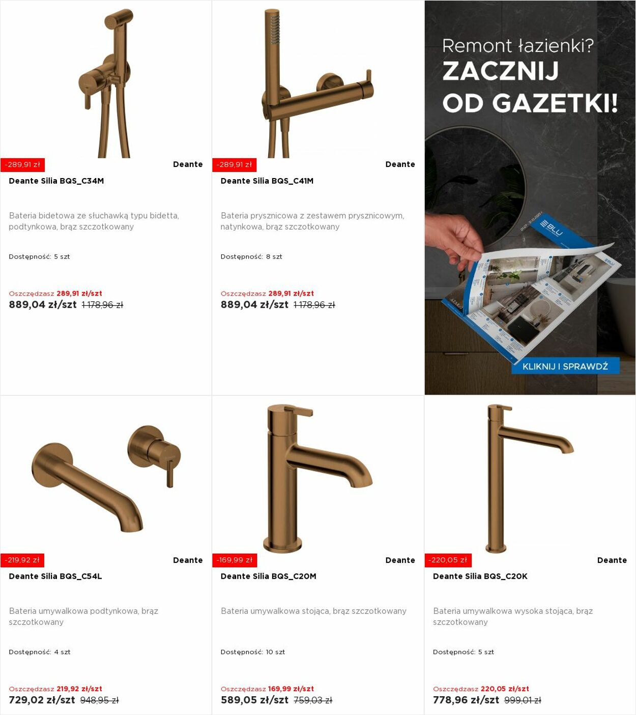 Gazetka Blu Salony Łazienek 28.07.2025 - 03.08.2025