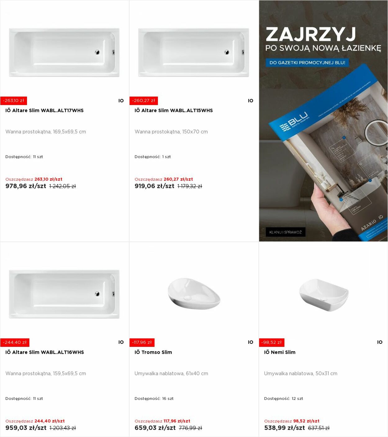 Gazetka Blu Salony Łazienek 30.06.2025 - 06.07.2025
