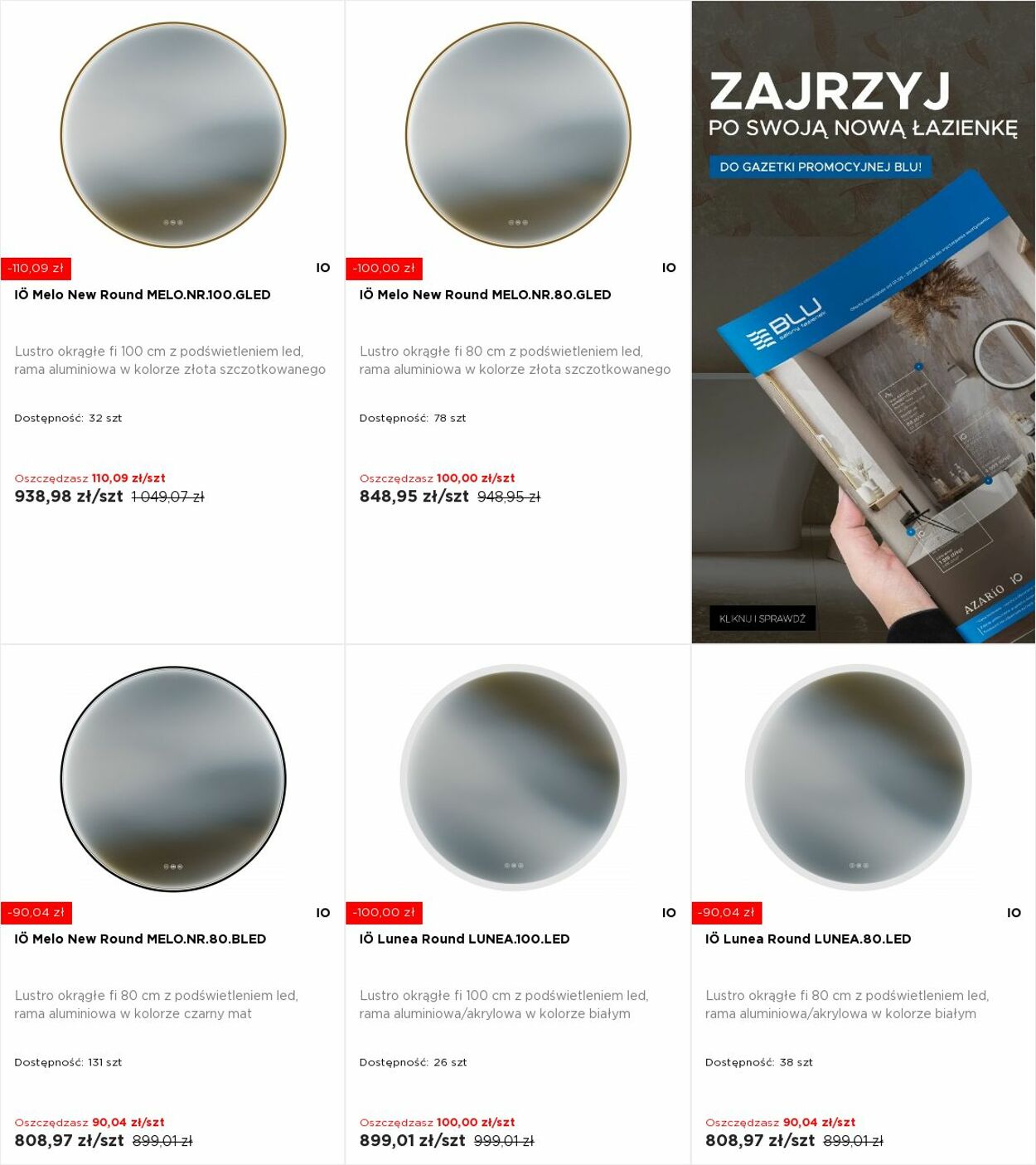 Gazetka Blu Salony Łazienek 30.06.2025 - 06.07.2025