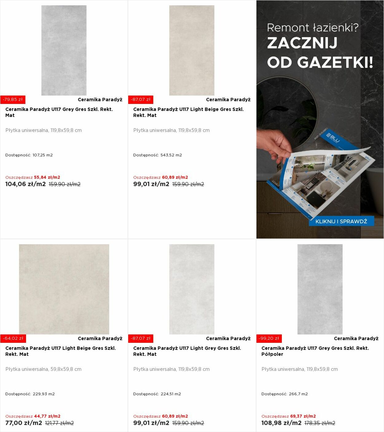 Gazetka Blu Salony Łazienek 21.07.2025 - 27.07.2025