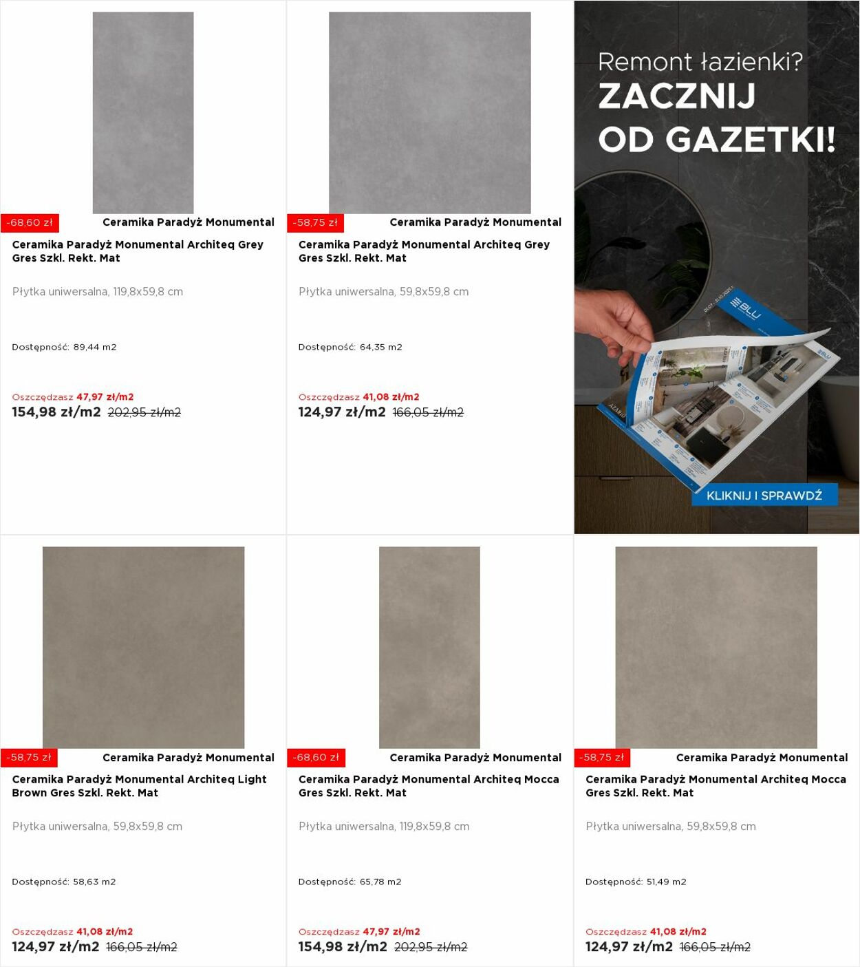 Gazetka Blu Salony Łazienek 21.07.2025 - 27.07.2025