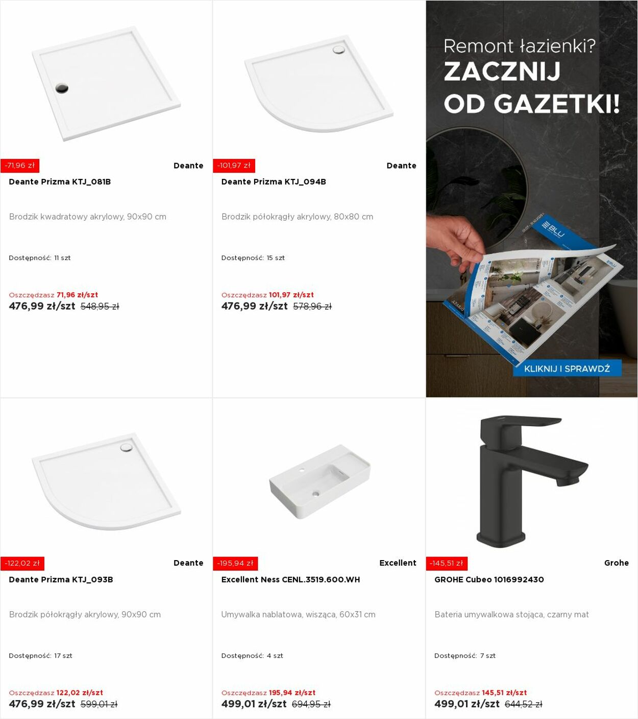 Gazetka Blu Salony Łazienek 21.07.2025 - 27.07.2025