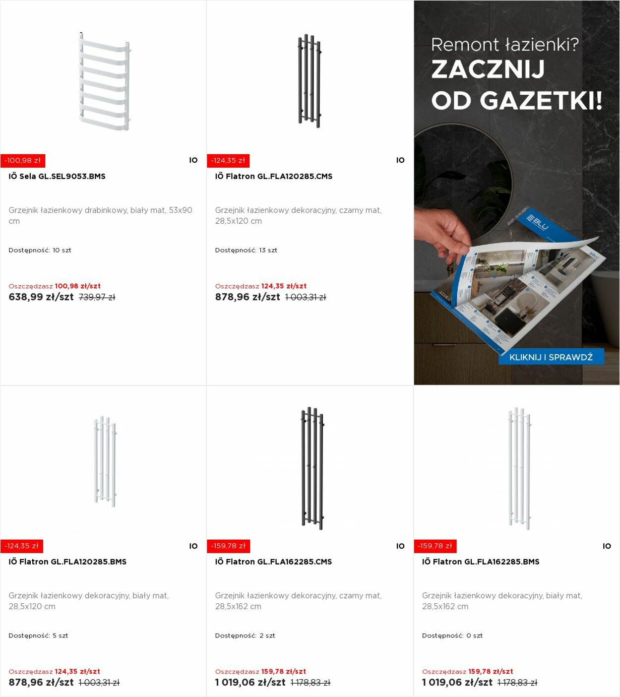 Gazetka Blu Salony Łazienek 21.07.2025 - 27.07.2025