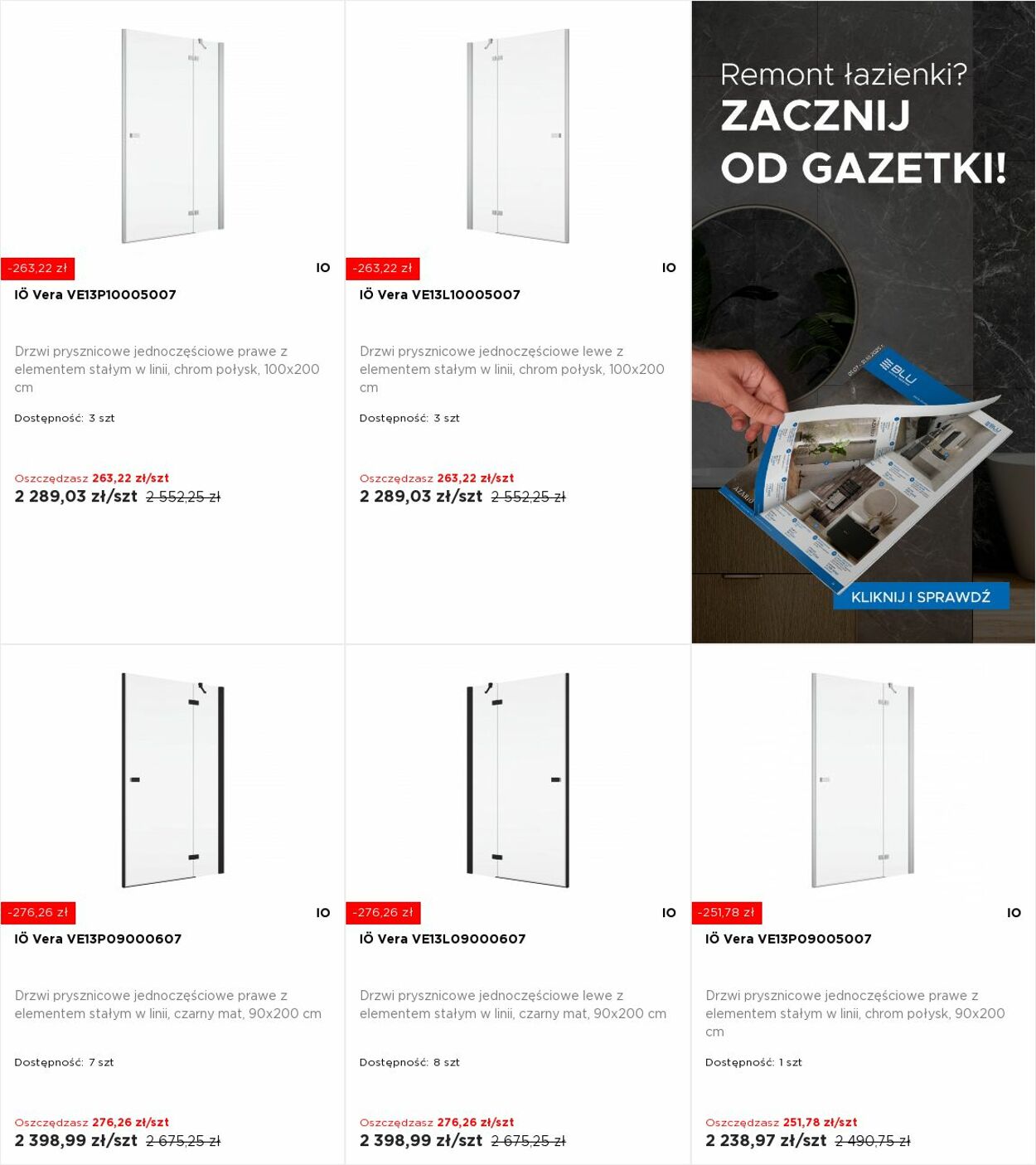 Gazetka Blu Salony Łazienek 21.07.2025 - 27.07.2025