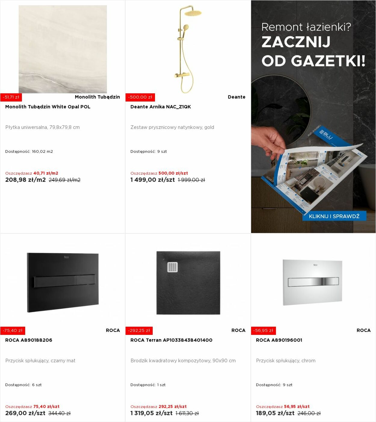 Gazetka Blu Salony Łazienek 21.07.2025 - 27.07.2025
