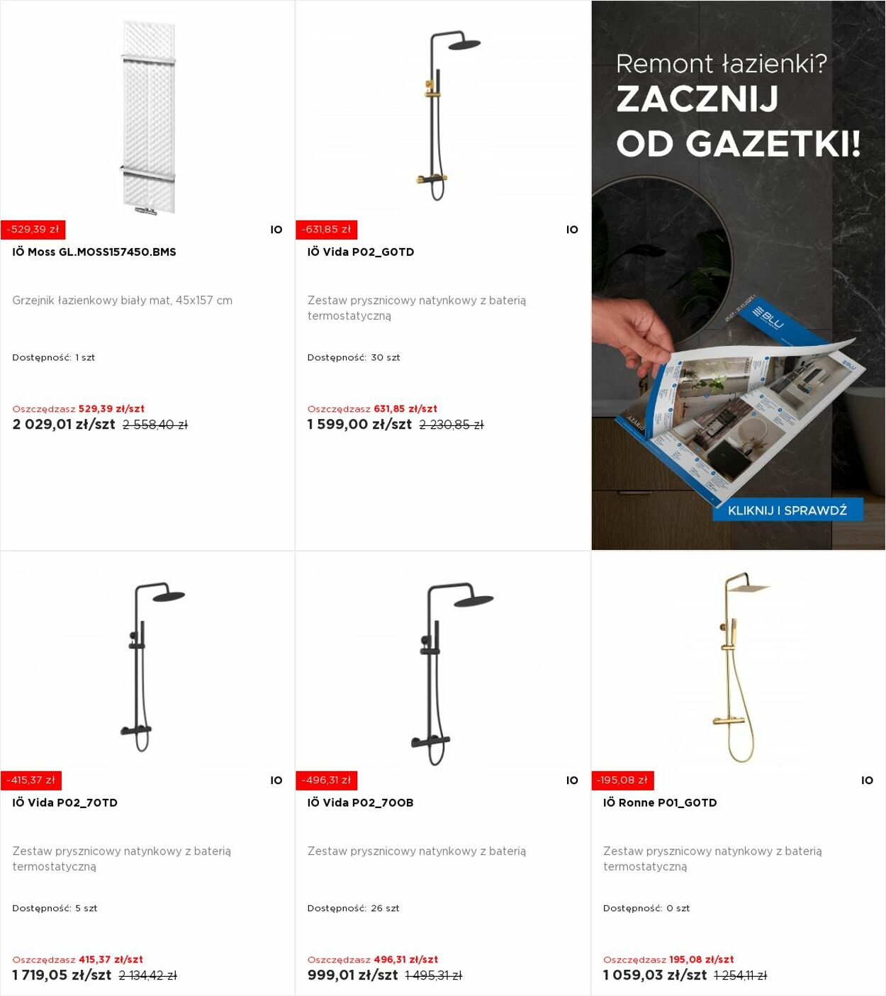 Gazetka Blu Salony Łazienek 21.07.2025 - 27.07.2025