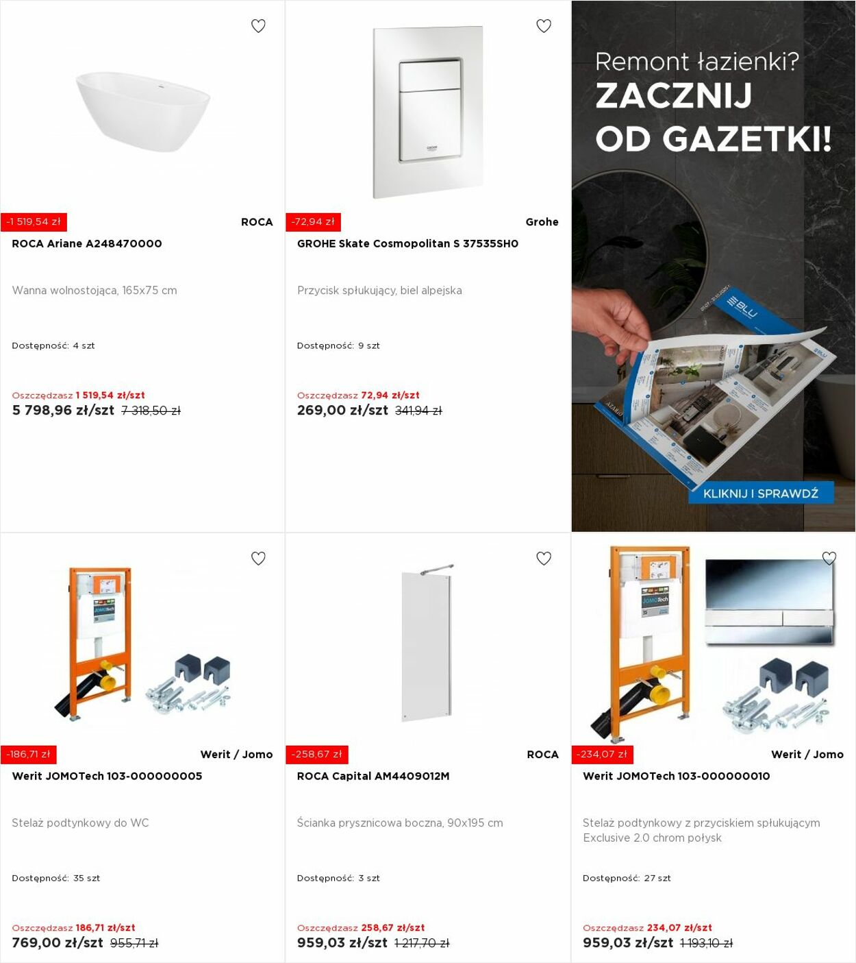 Gazetka Blu Salony Łazienek 15.09.2025 - 21.09.2025