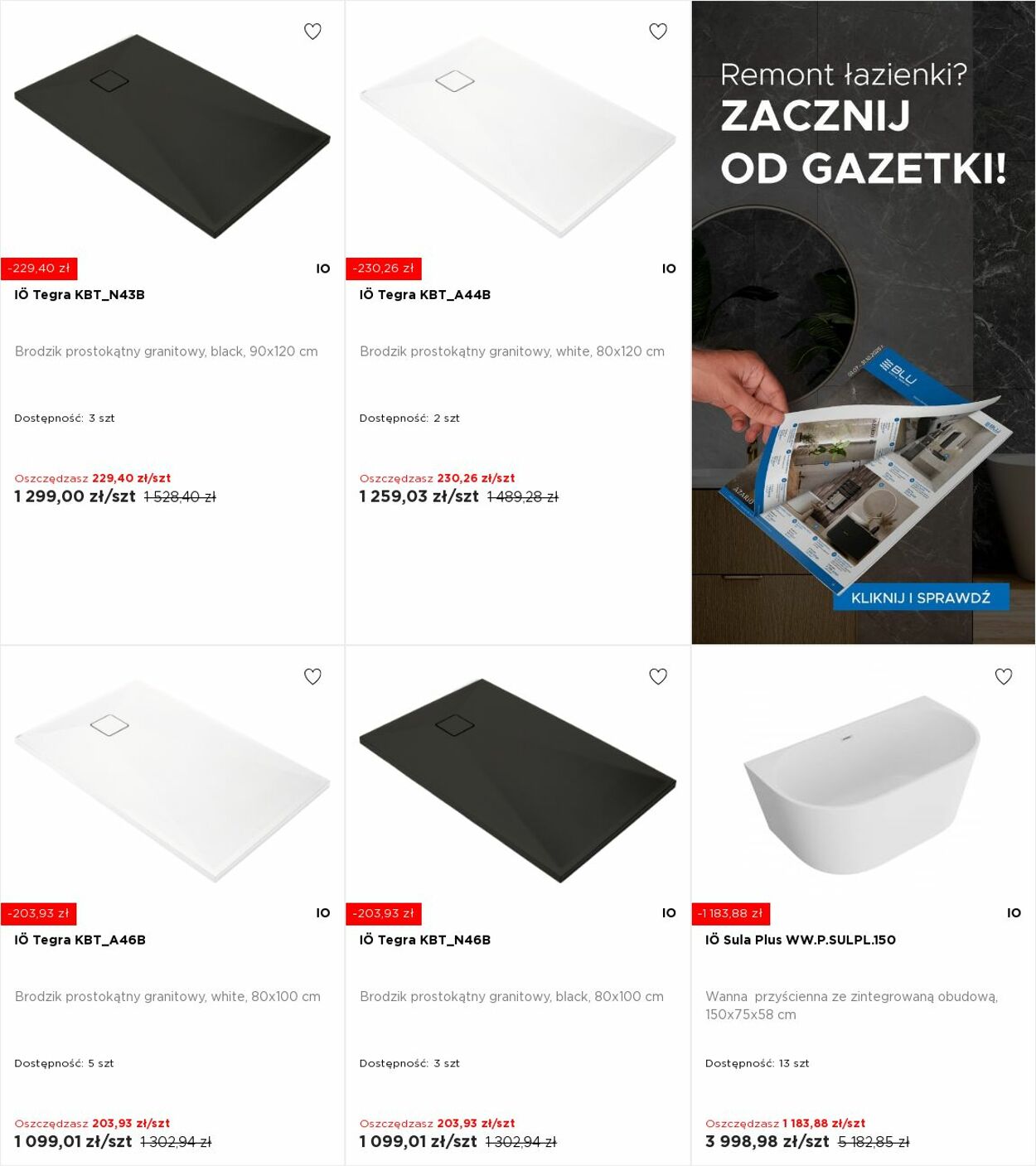 Gazetka Blu Salony Łazienek 15.09.2025 - 21.09.2025