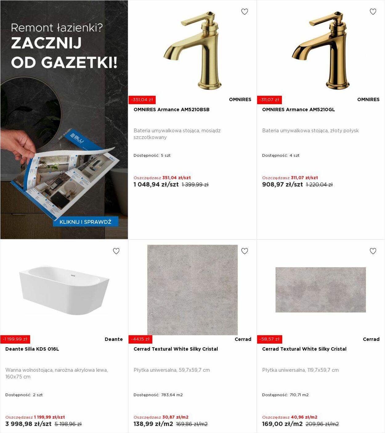Gazetka Blu Salony Łazienek 15.09.2025 - 21.09.2025