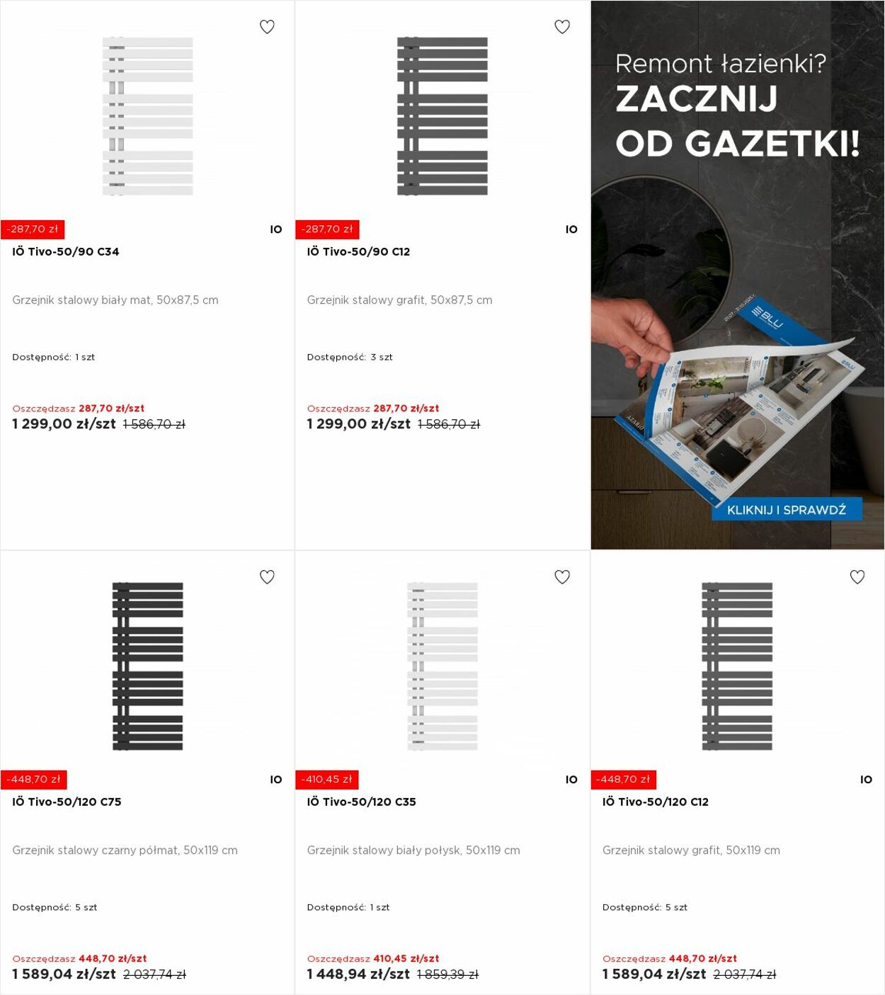 Gazetka Blu Salony Łazienek 15.09.2025 - 21.09.2025