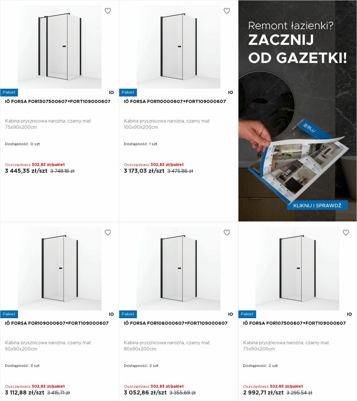 Gazetka Blu Salony Łazienek 15.09.2025 - 21.09.2025