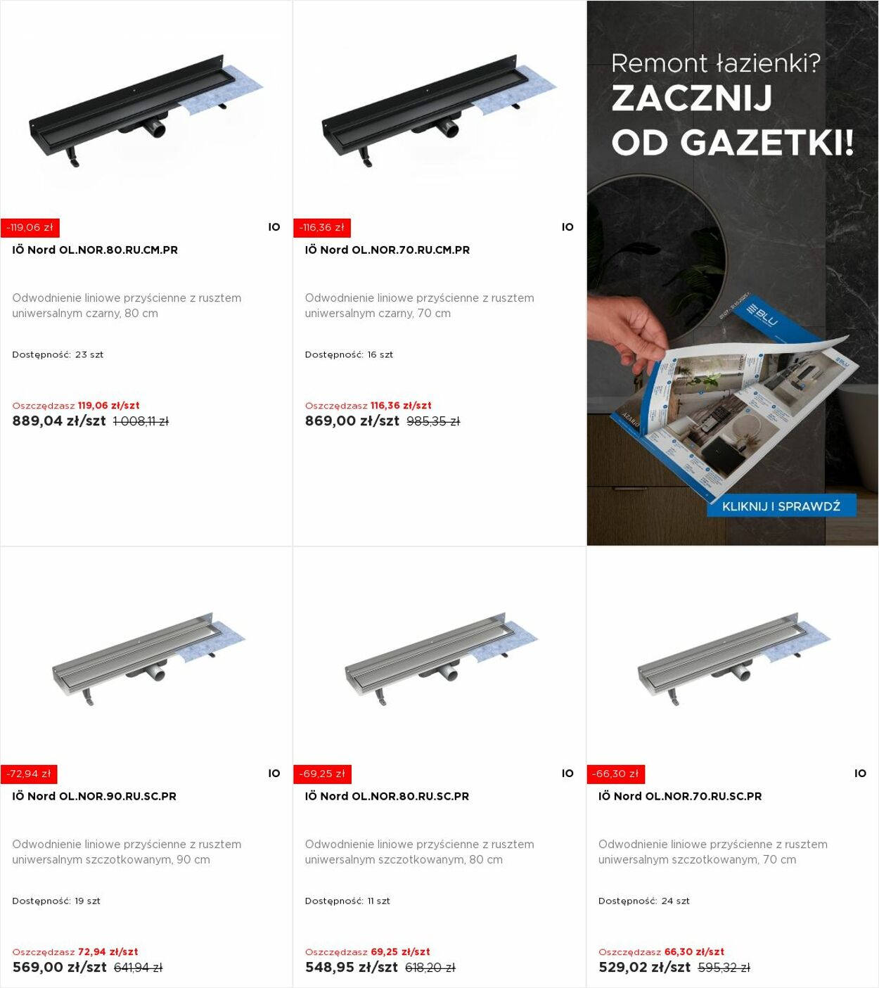Gazetka Blu Salony Łazienek 04.08.2025 - 10.08.2025