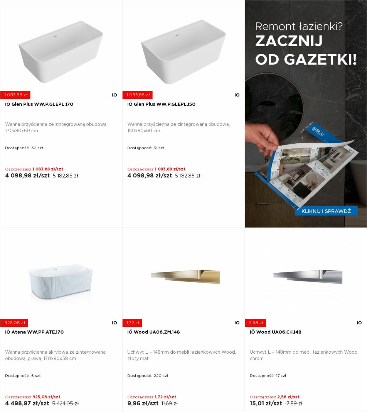 Gazetka Blu Salony Łazienek 04.08.2025 - 10.08.2025