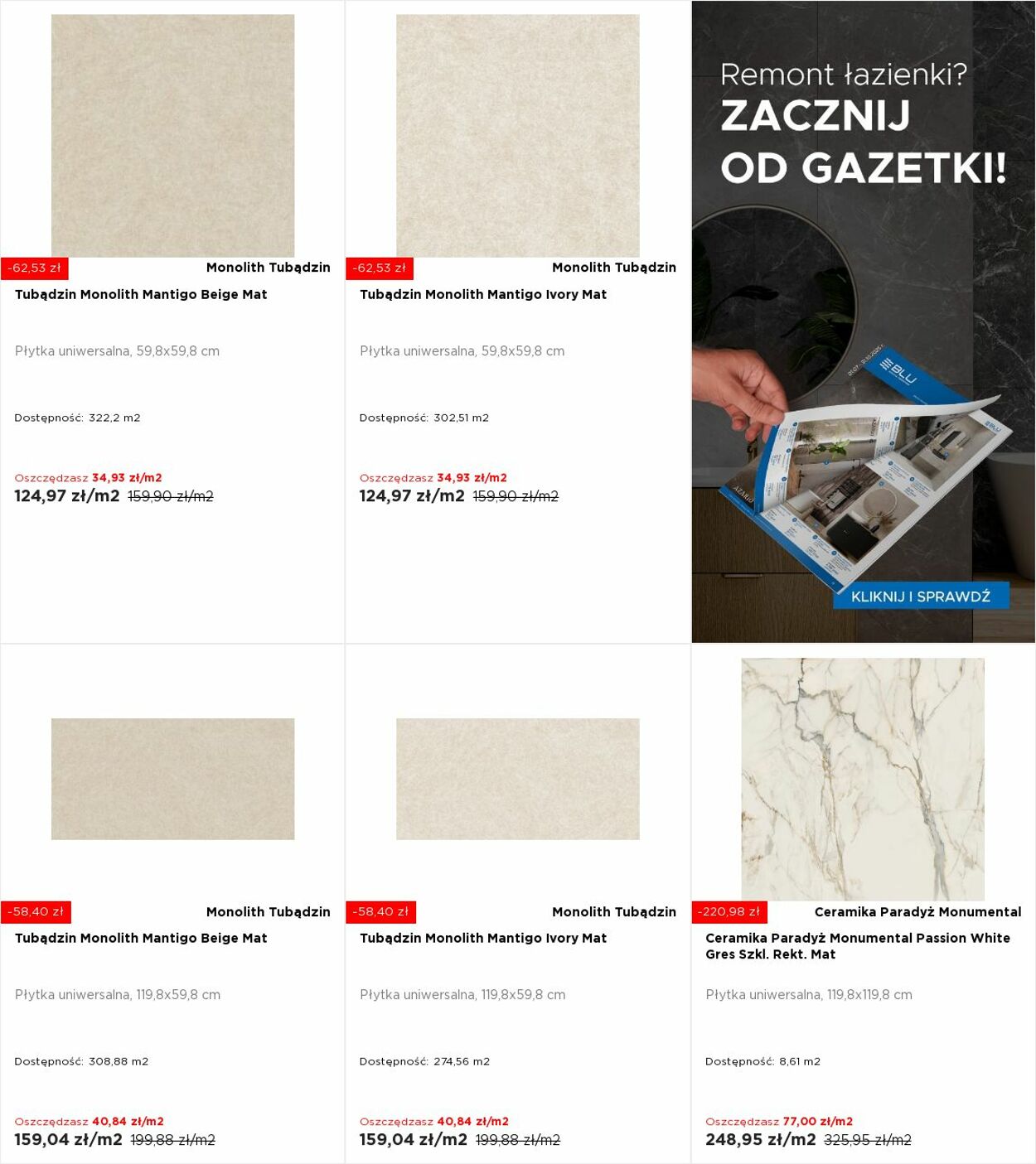 Gazetka Blu Salony Łazienek 04.08.2025 - 10.08.2025