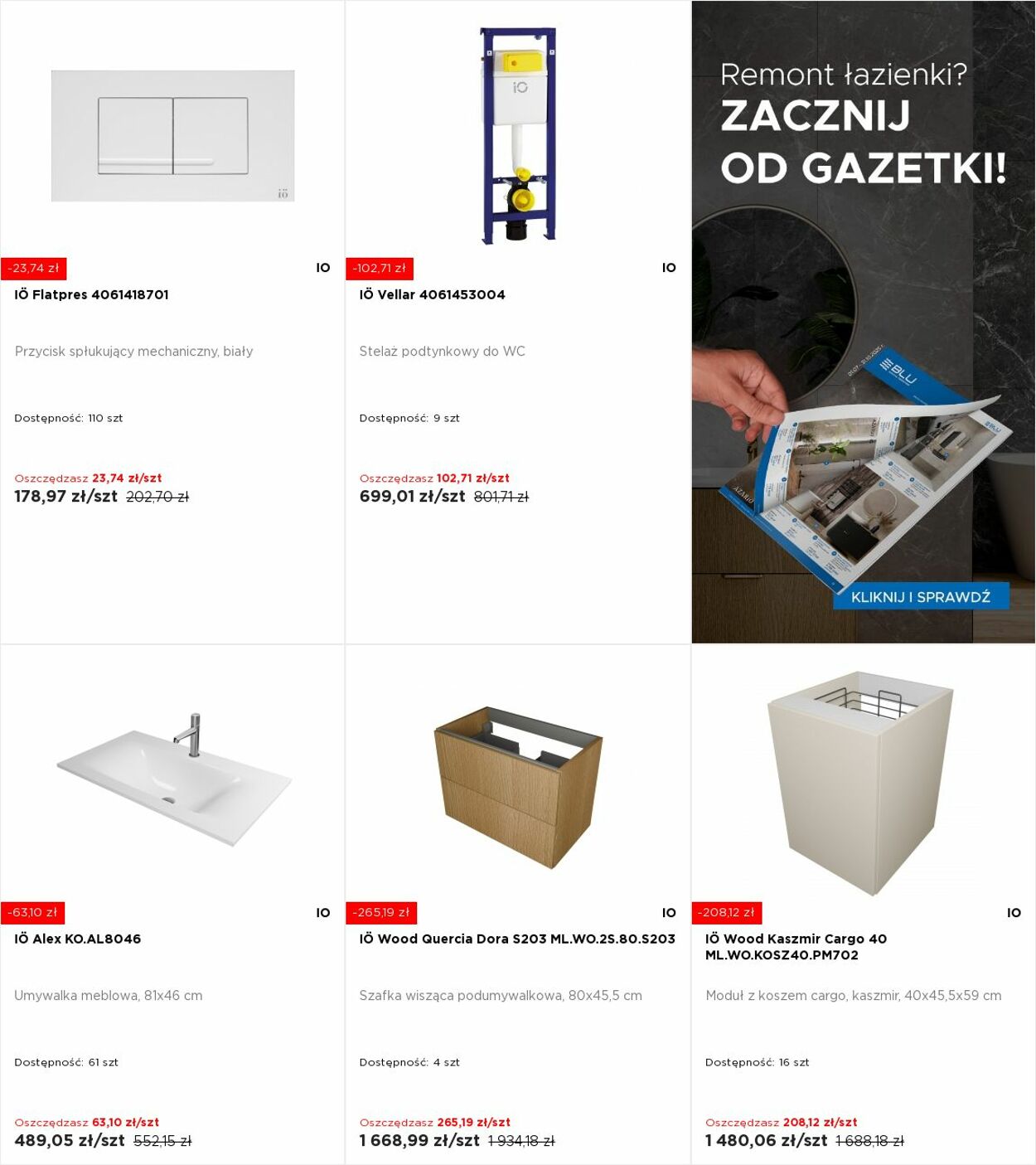 Gazetka Blu Salony Łazienek 04.08.2025 - 10.08.2025