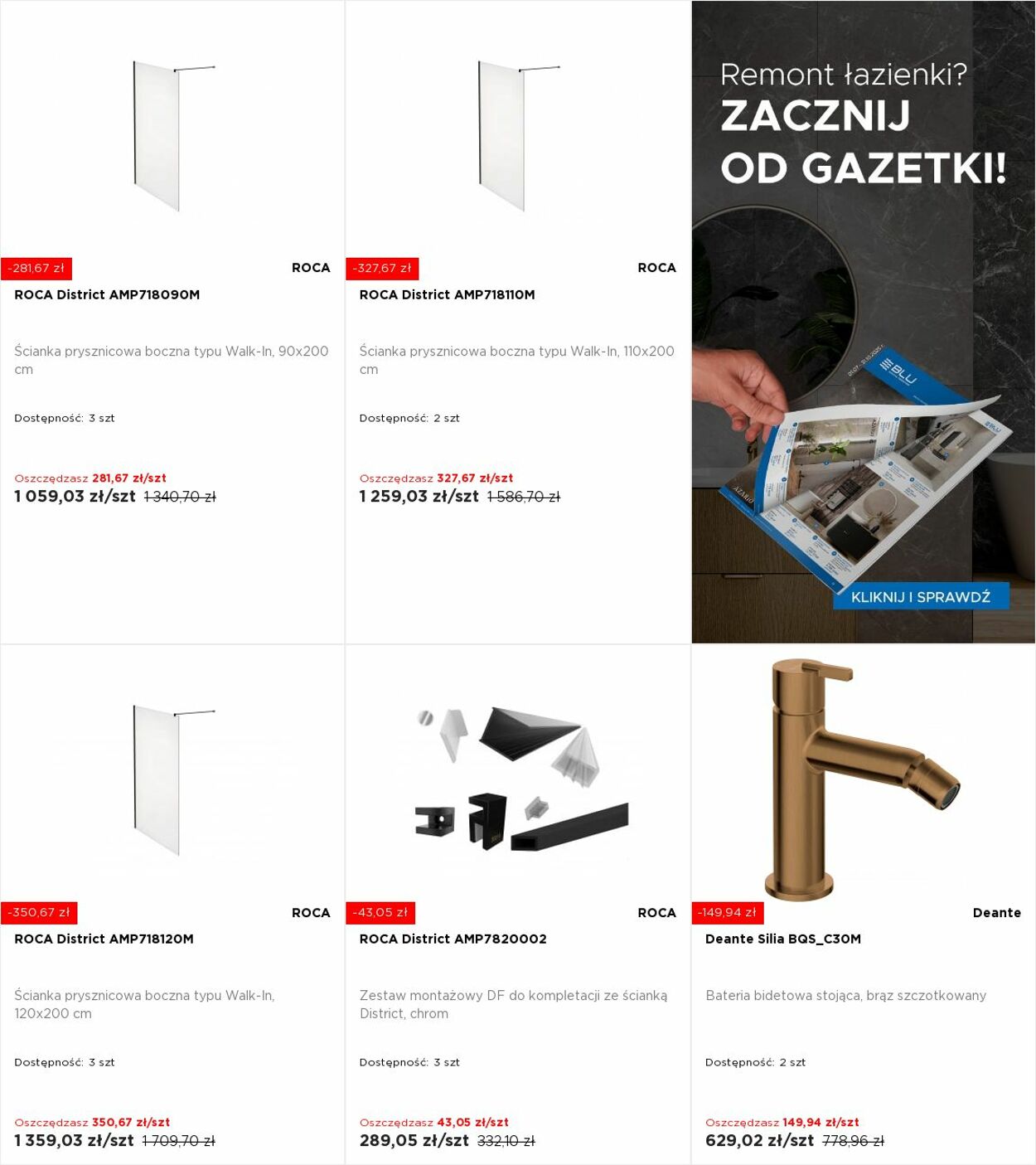 Gazetka Blu Salony Łazienek 04.08.2025 - 10.08.2025