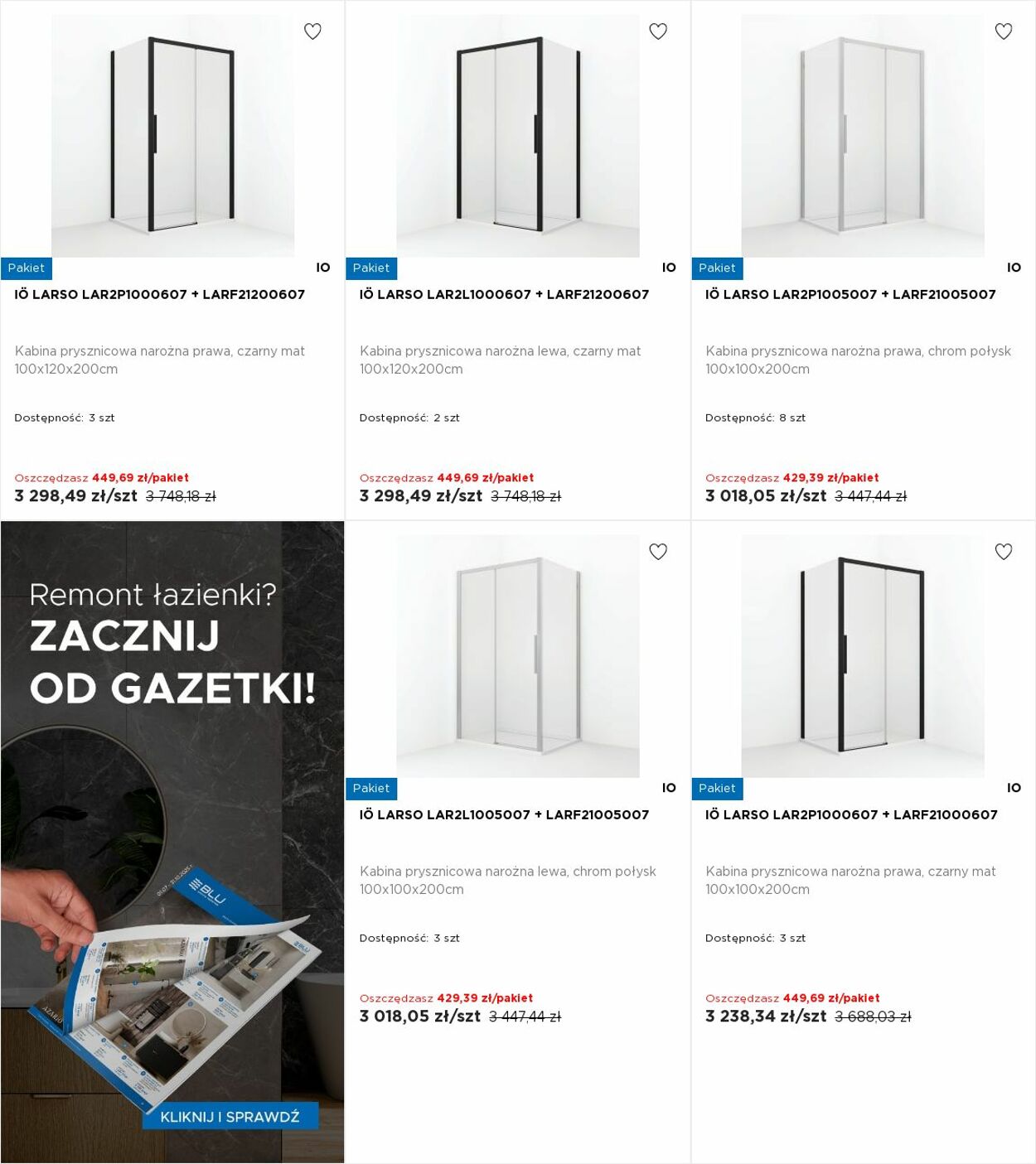 Gazetka Blu Salony Łazienek 20.10.2025 - 26.10.2025