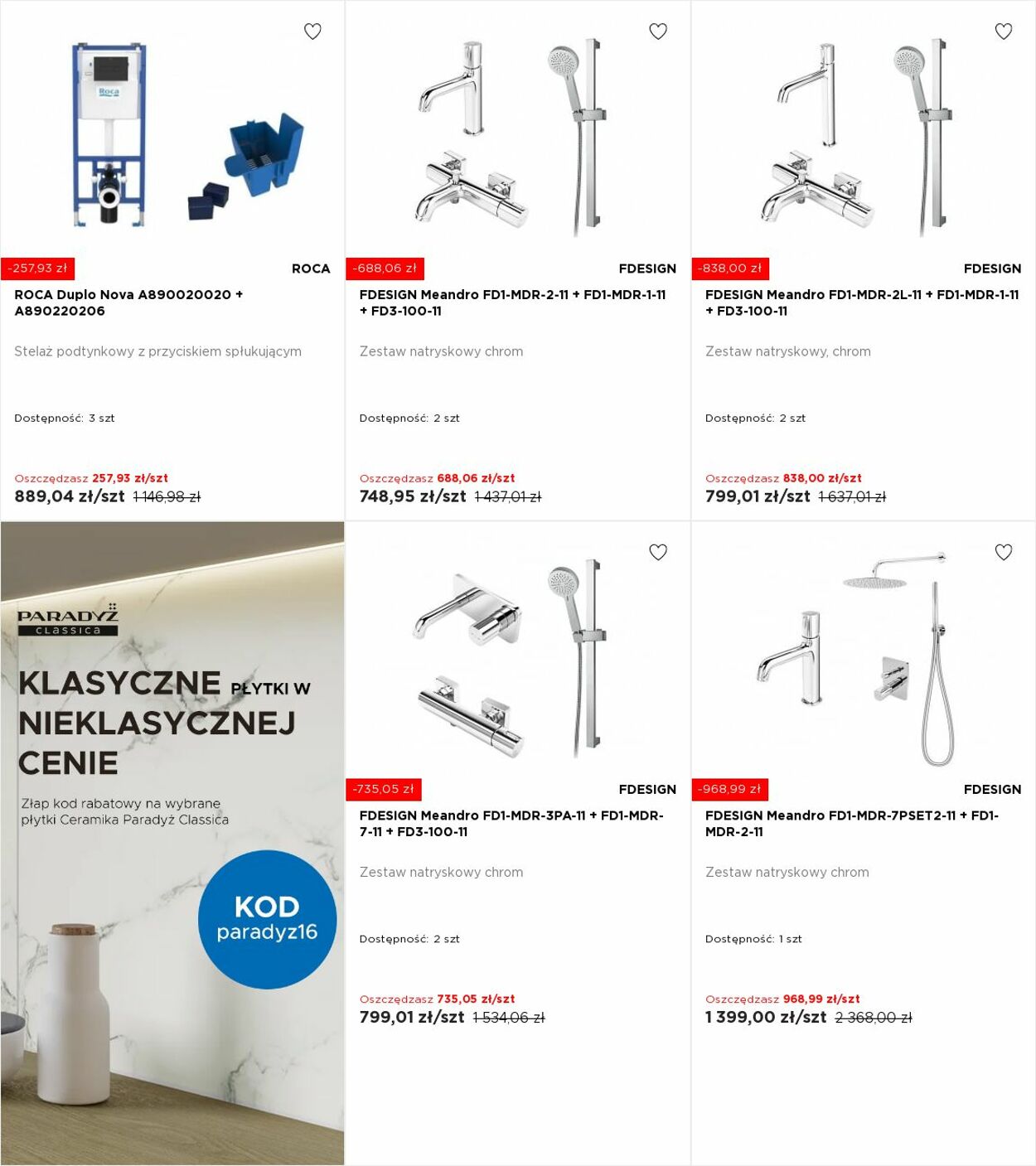 Gazetka Blu Salony Łazienek 20.10.2025 - 26.10.2025
