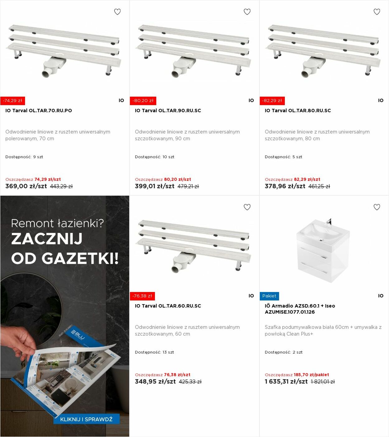Gazetka Blu Salony Łazienek 20.10.2025 - 26.10.2025