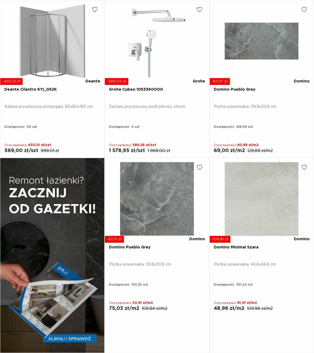 Gazetka Blu Salony Łazienek 20.10.2025 - 26.10.2025