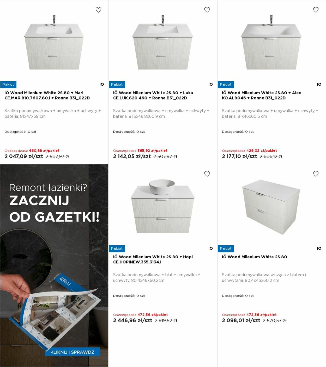 Gazetka Blu Salony Łazienek 20.10.2025 - 26.10.2025