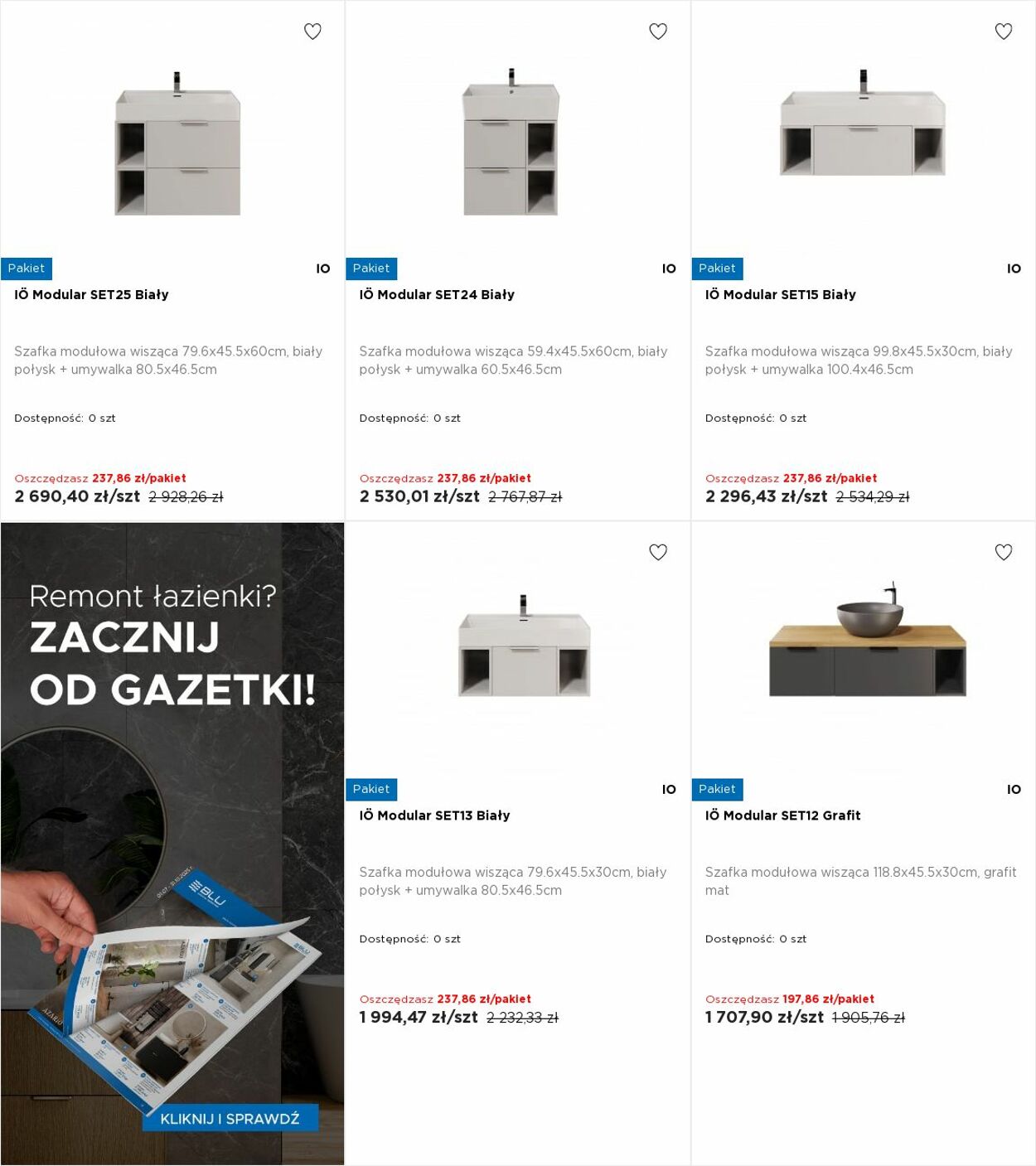 Gazetka Blu Salony Łazienek 20.10.2025 - 26.10.2025
