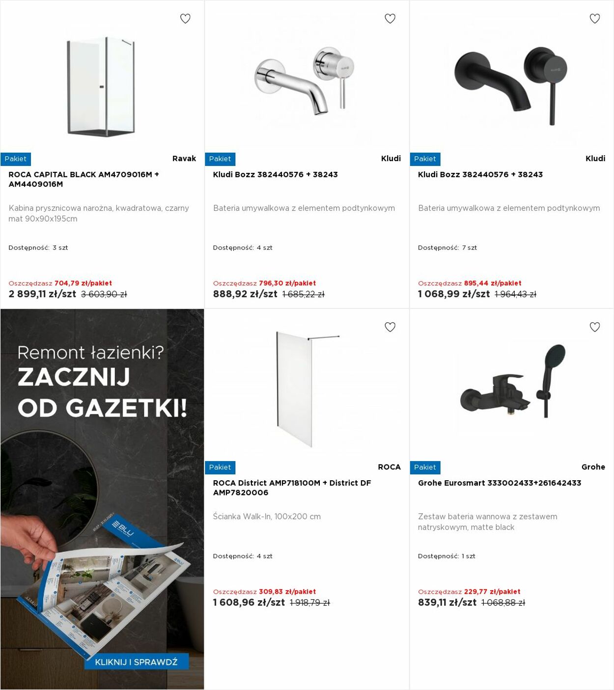 Gazetka Blu Salony Łazienek 20.10.2025 - 26.10.2025