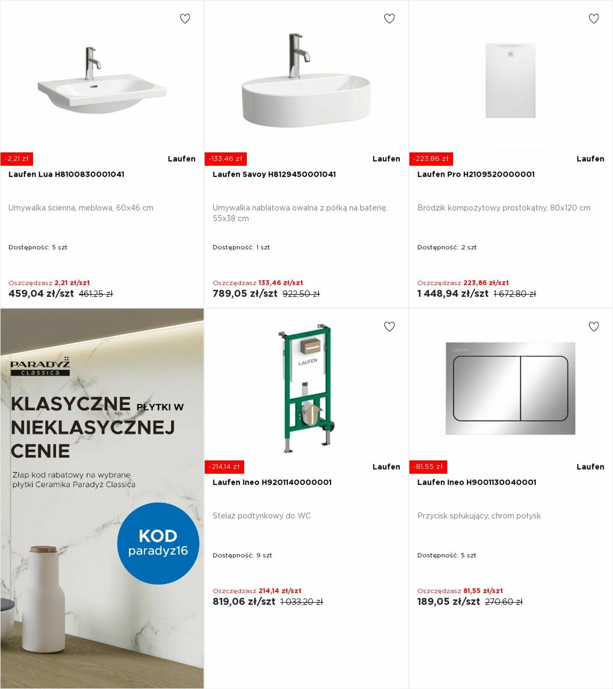 Gazetka Blu Salony Łazienek 20.10.2025 - 26.10.2025
