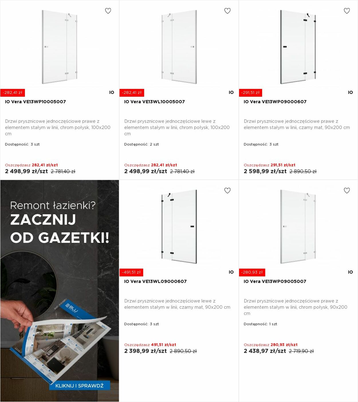 Gazetka Blu Salony Łazienek 20.10.2025 - 26.10.2025