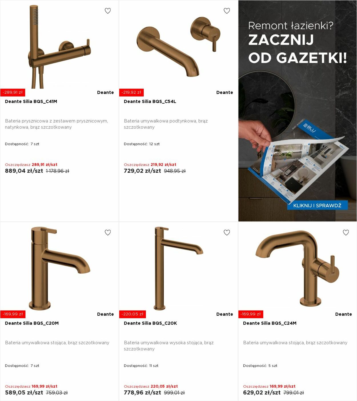 Gazetka Blu Salony Łazienek 27.10.2025 - 02.11.2025