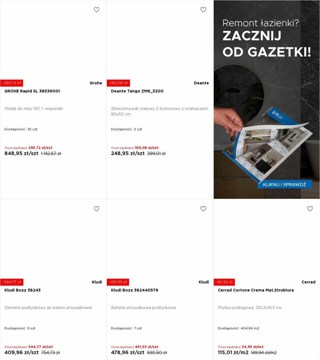 Gazetka Blu Salony Łazienek 22.09.2025 - 28.09.2025