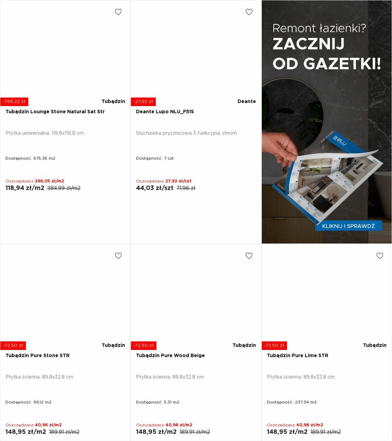 Gazetka Blu Salony Łazienek 22.09.2025 - 28.09.2025