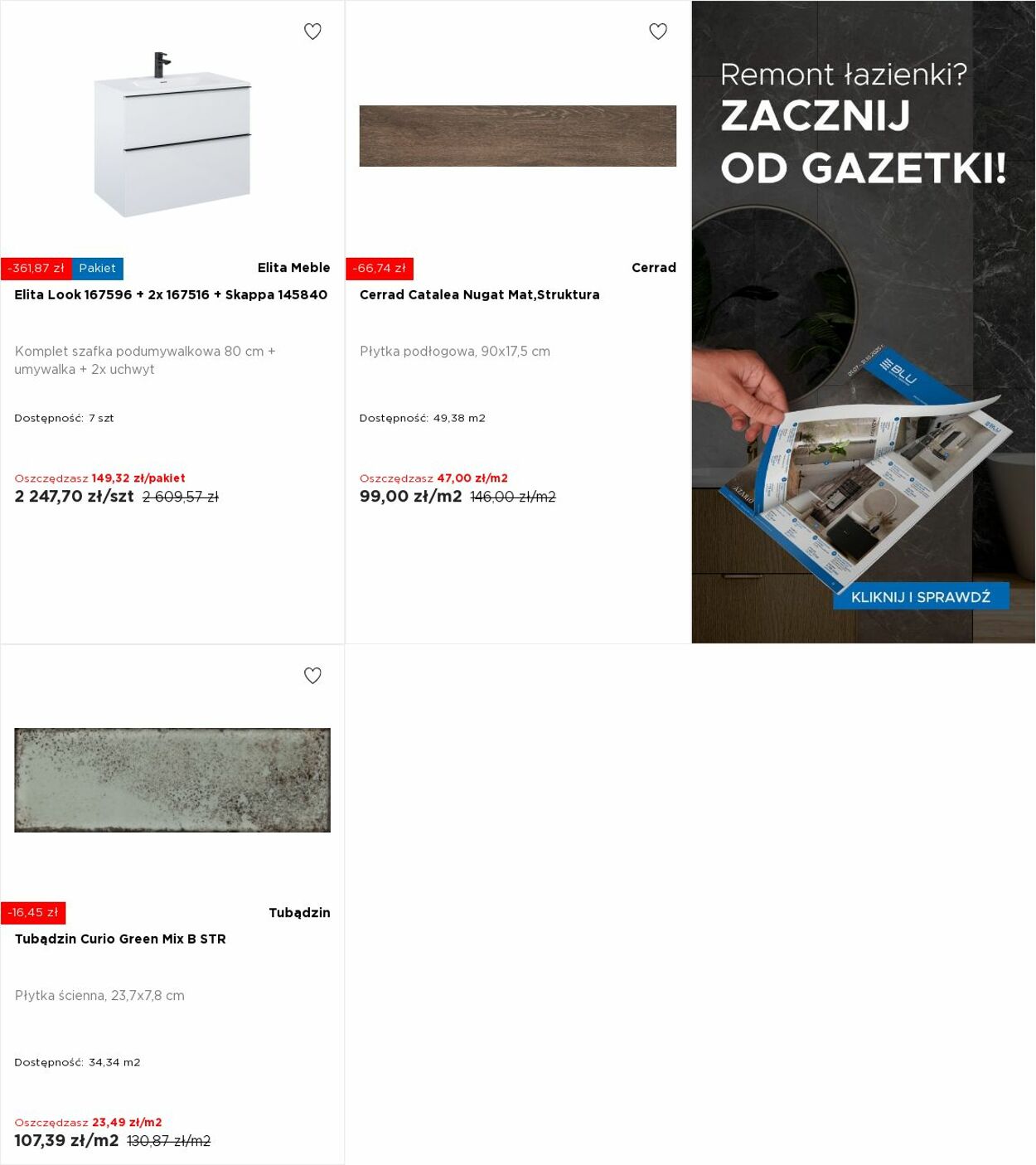 Gazetka Blu Salony Łazienek 22.09.2025 - 28.09.2025