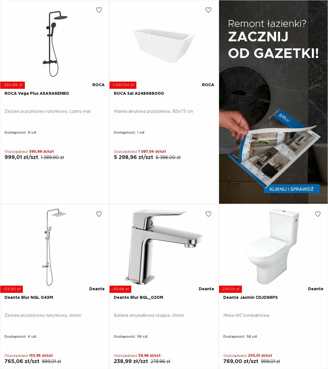 Gazetka Blu Salony Łazienek 22.09.2025 - 28.09.2025