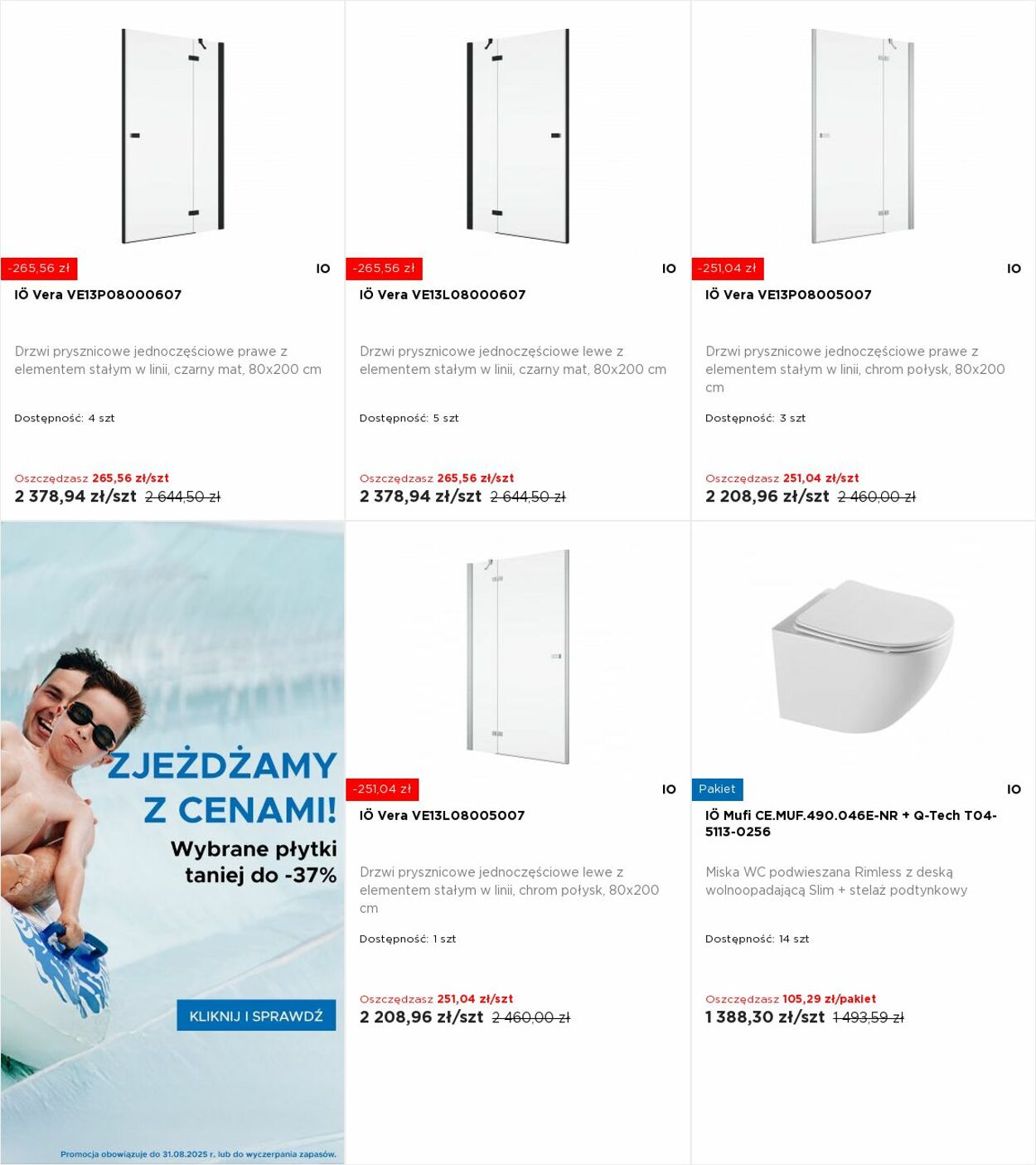 Gazetka Blu Salony Łazienek 11.08.2025 - 17.08.2025